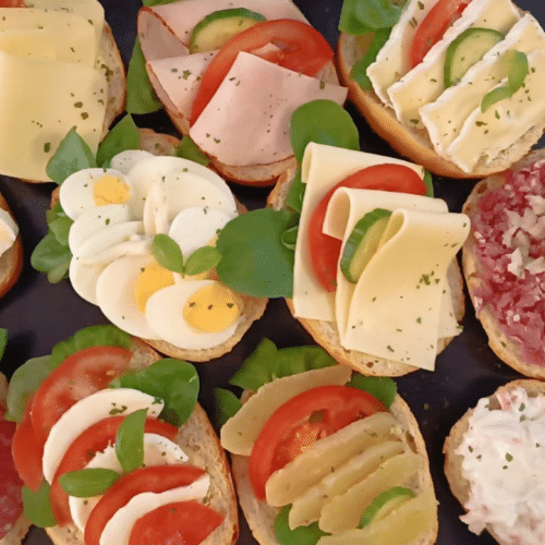 Halbe Belegte Brötchen (2 Stück)