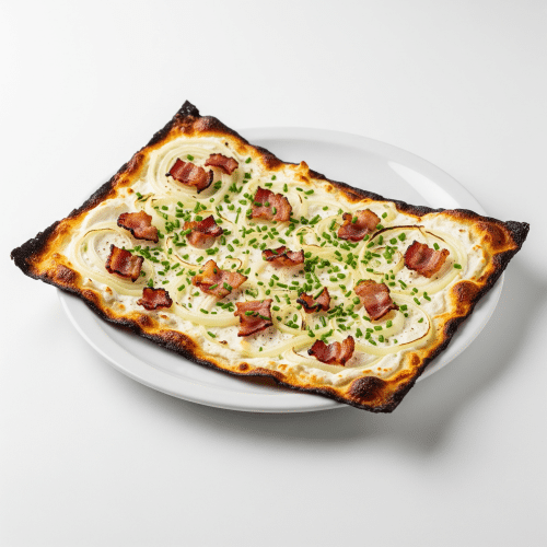 Traditioneller Flammkuchen