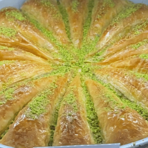 Pistazien Dreieck Baklava Stück (groß)