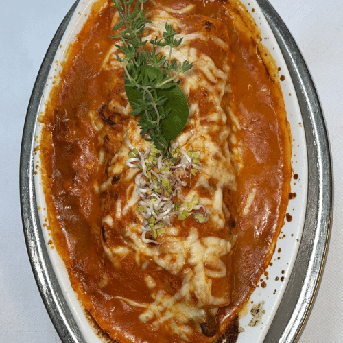 Enchilada (auf Wunsch vegan)