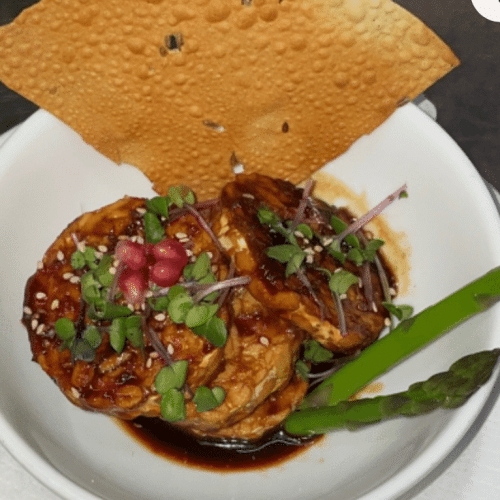 Gebratenes Tempeh (vegan)