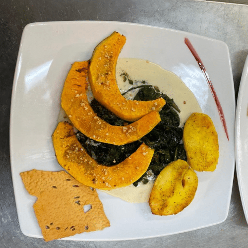 Kürbis nach Tassajara Art