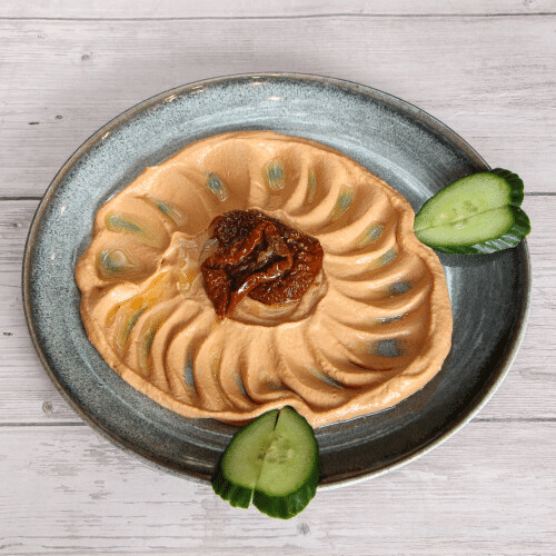 Hummus mit getrockneten Tomaten (vegan)