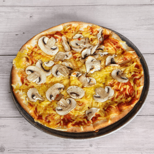 Pizza Champignon (vegan)