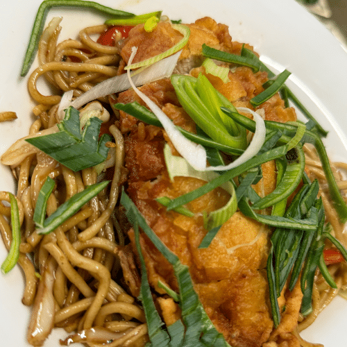 Crispy chicken Noodle