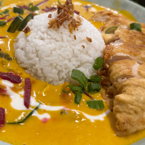 Gelbe Thai Soße
