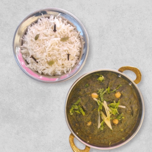 Alu Chana Saag