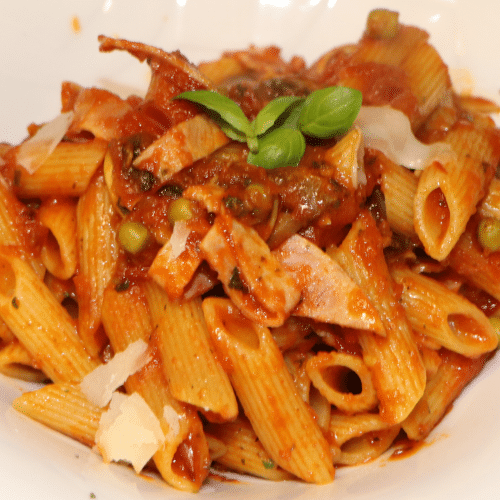 Pasta nach Art des Hauses