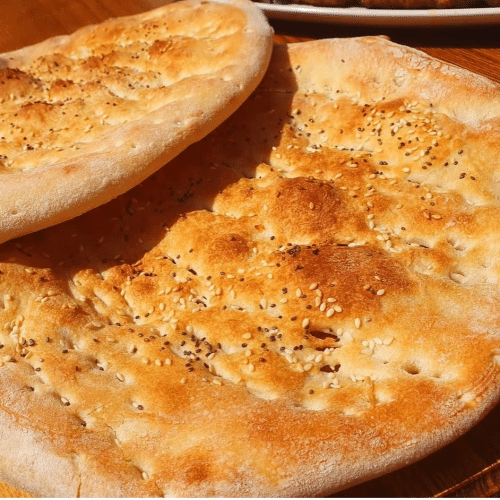 Pizzabrot mit khnoblauch