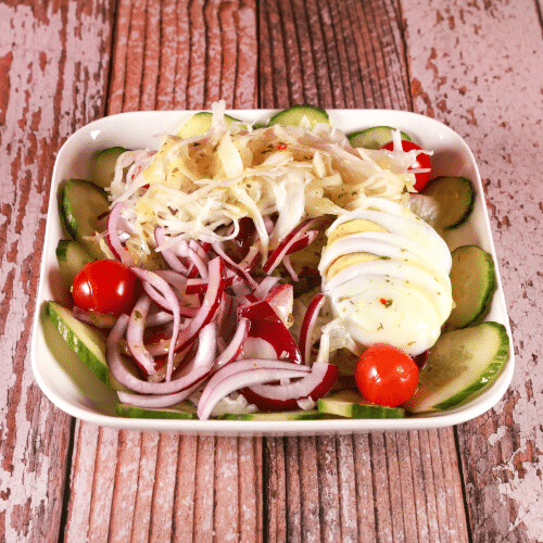 Bauernsalat (vegetarisch)