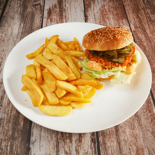 Hot Chickenburger (scharf)