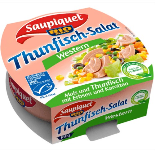 Rio Mare Saupiquet Thunfisch Salat Western Msc 160g