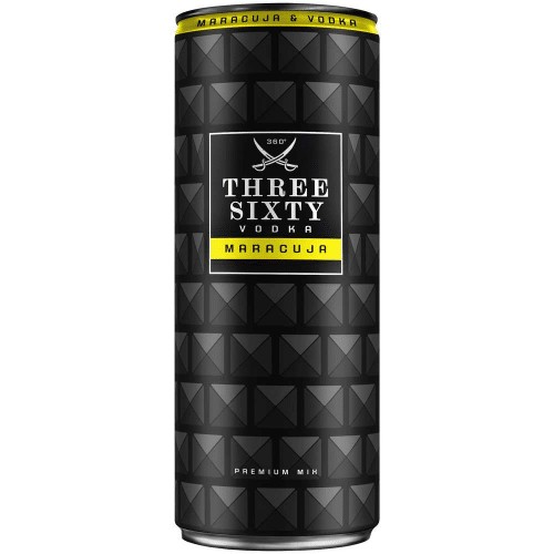 Three Sixty Vodka Maracuja Dose 330ml
