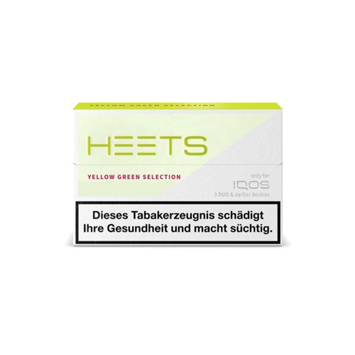 IQOS HEETS Heat not Burn IQOS Yellow Green Selection