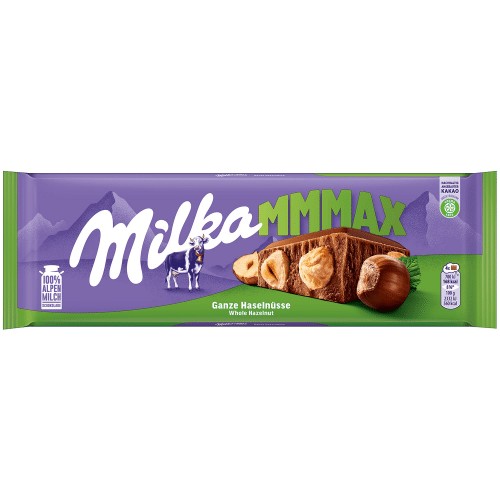 Milka ganze Haselnüsse