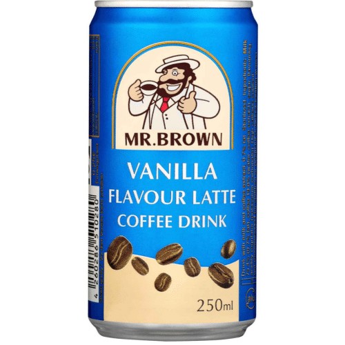 Mr. Brown Coffee Drink Vanilla Latte 0.25l