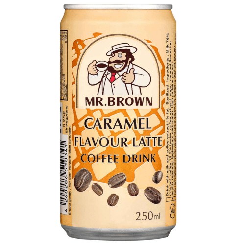 Mr. Brown Coffee Drink Caramel Latte 0.25l