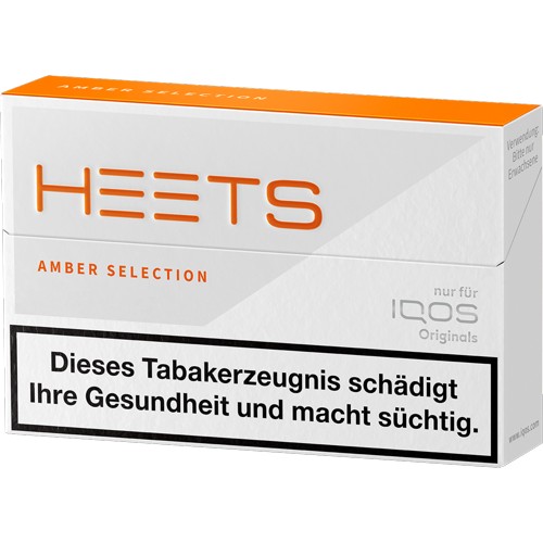 IQOS HEETS Amber Selection Tabaksticks 22g