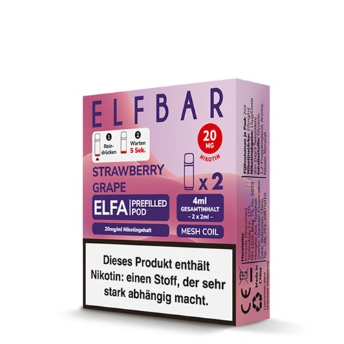 Elfbar Elfa Pod Strawberry Grape
