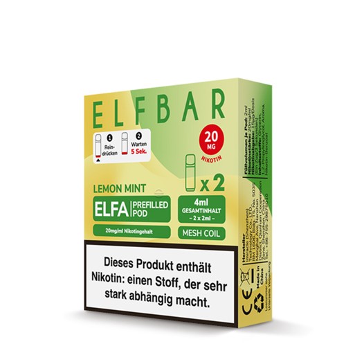 Elfbar 2x pod Lemon Mint