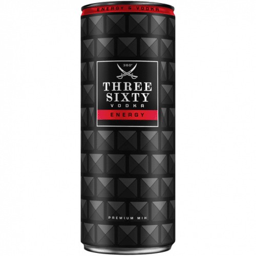 Three Sixty Vodka Energy Dose 330ml