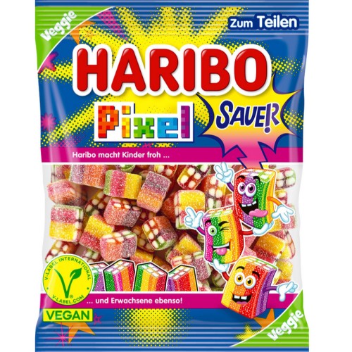 Haribo Pixel sauer vegan 160g