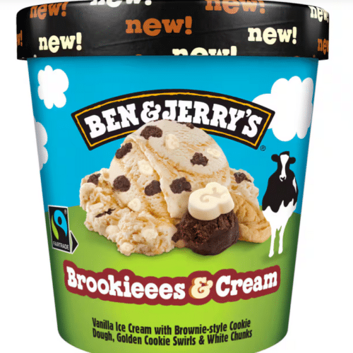 Ben & Jerry's Eis Brookieees & Cream 465ml