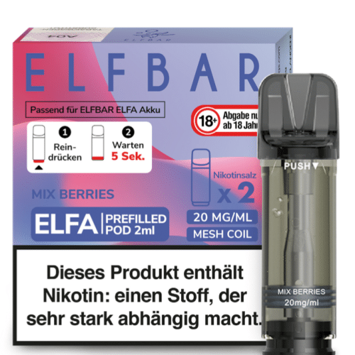 Elfbar Elfa Mix Berries 20mg Nikotin 2er Pack