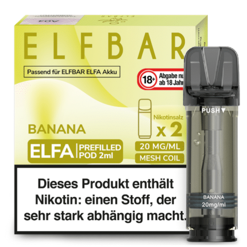 Elfbar Elfa Banana 20mg Nikotin 2er Pack