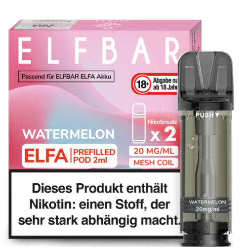 Elfbar Elfa Watermelon 20mg Nikotin 2er Pack