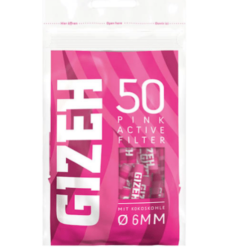 Gizeh Active Filter verschiedene Farben 6mm, 50 Stück