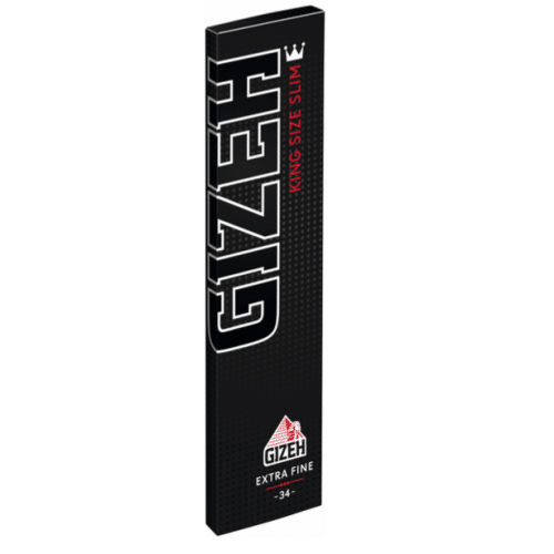 Gizeh Black King Size Slim 34 Blättchen