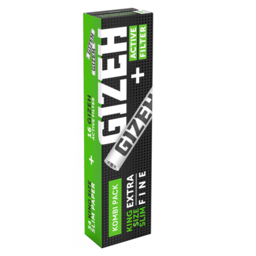 Gizeh Black King Size Slim Active Filter Black 6mm