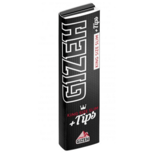 Gizeh Black King Size Slim Heft 34 Blatt 34 Tips