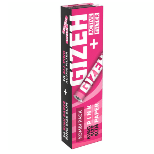 Gizeh Pink King Size Slim Active Filter Pink 6mm