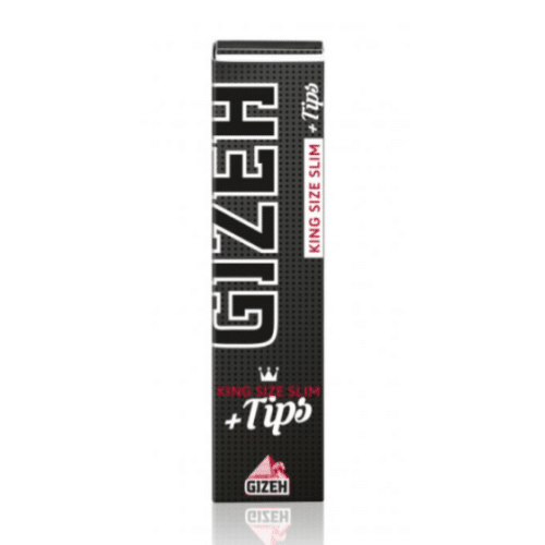 Gizeh Black King Size Slim 26 Hefte je 34 Blatt 34 Tips