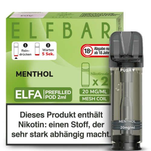 Elfbar Elfa Menthol 20mg Nikotin 2er Pack