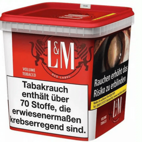 L&M Volumentabak Rot Super Box 195g