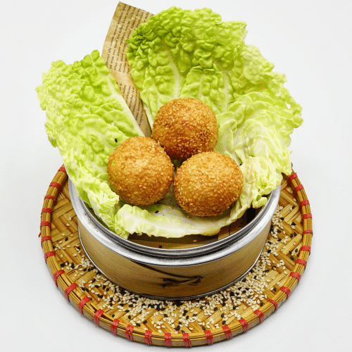 Banh ran - Sesambällchen