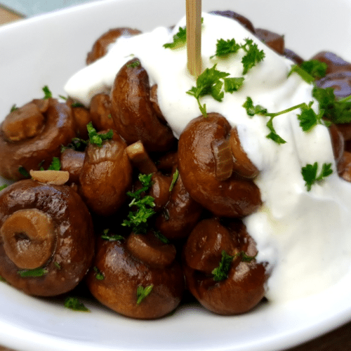 Gebratene Champignons