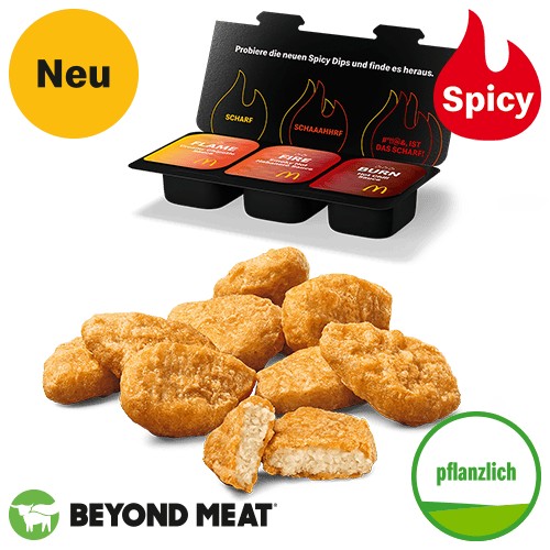 Spicy Dip Challenge - 9 McPlant® Nuggets