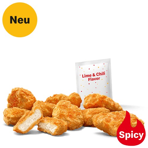 9 Shaker Chicken McNuggets Lime & Chili Flavor