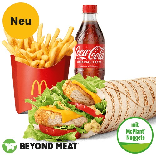 McWrap® Plant Nuggets Honig-Senf McMenü®