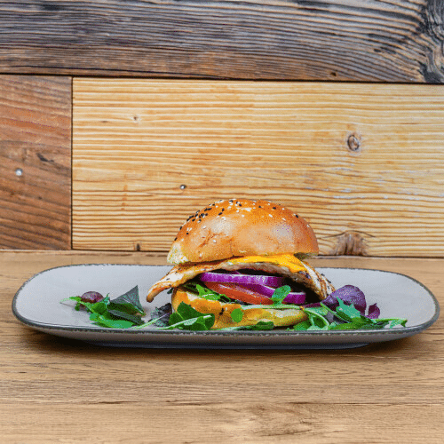 Chili-Chicken-Burger (scharf)
