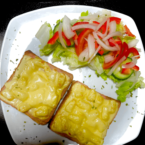 Hawaii Toast (in Ofen überbacken)