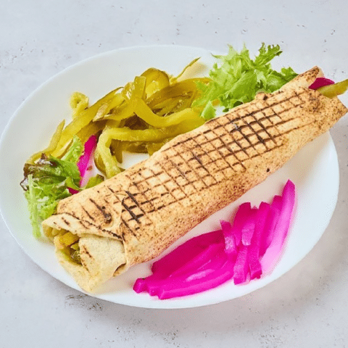 Arabischer Schawarma Sandwich