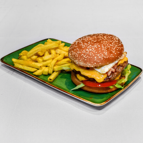 Double Western Burger-Menü