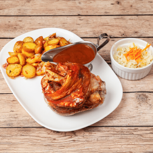Gegrillte Haxe