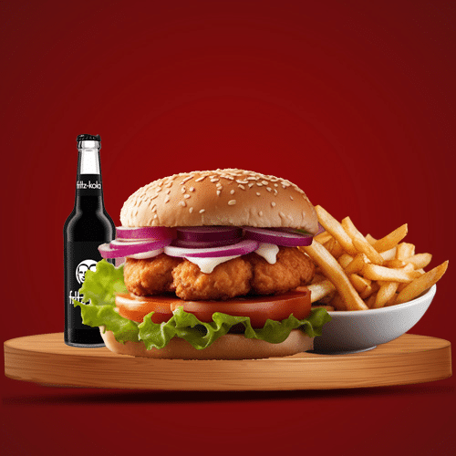 Chicken Nugget Burger Menü