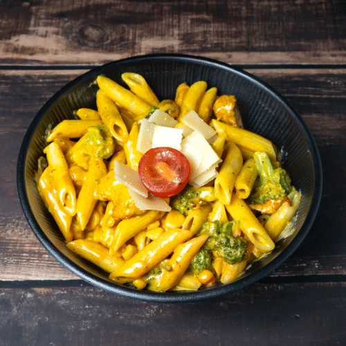 Pasta Curry Cream Chicken